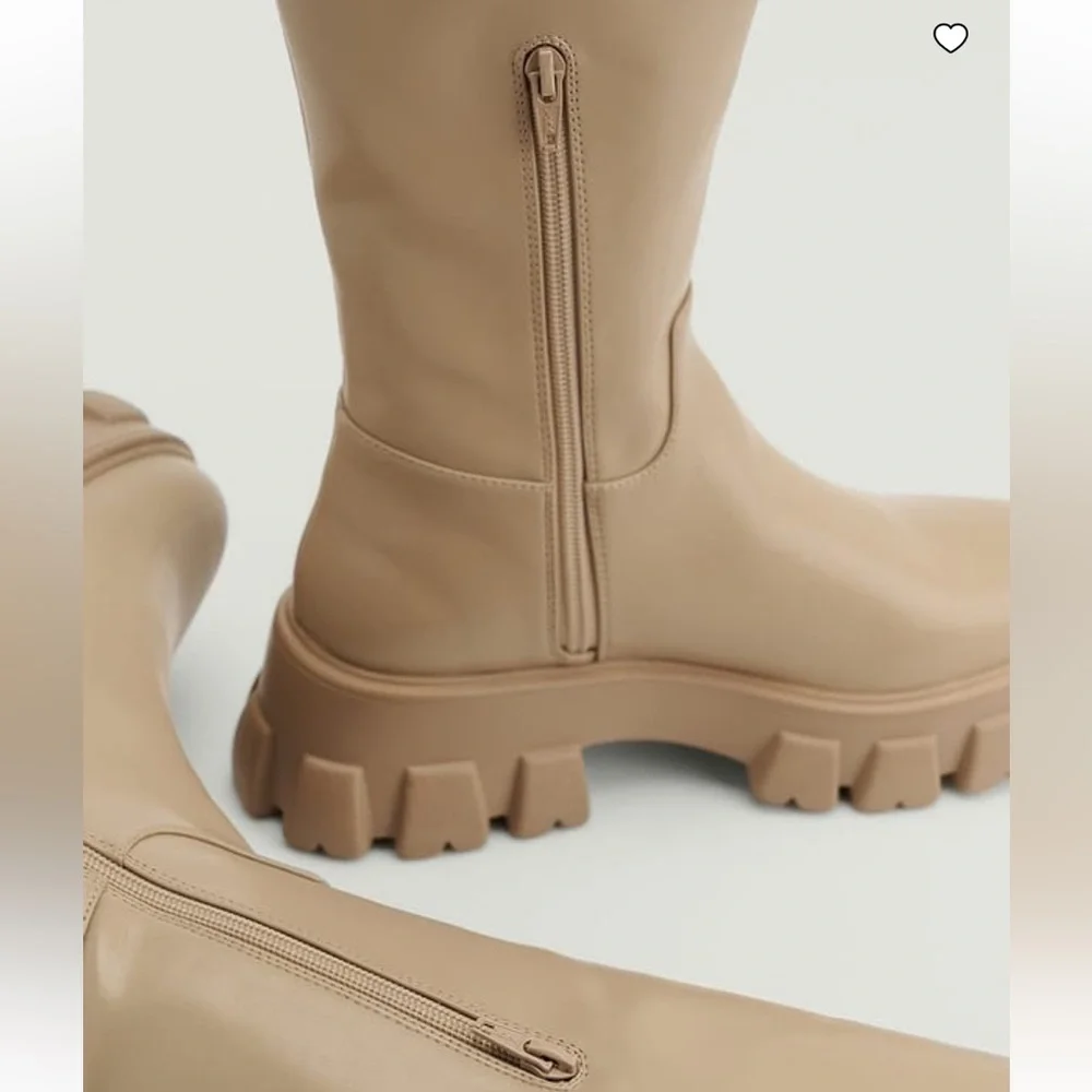 NA-KD Profile Sole Shaft Boots